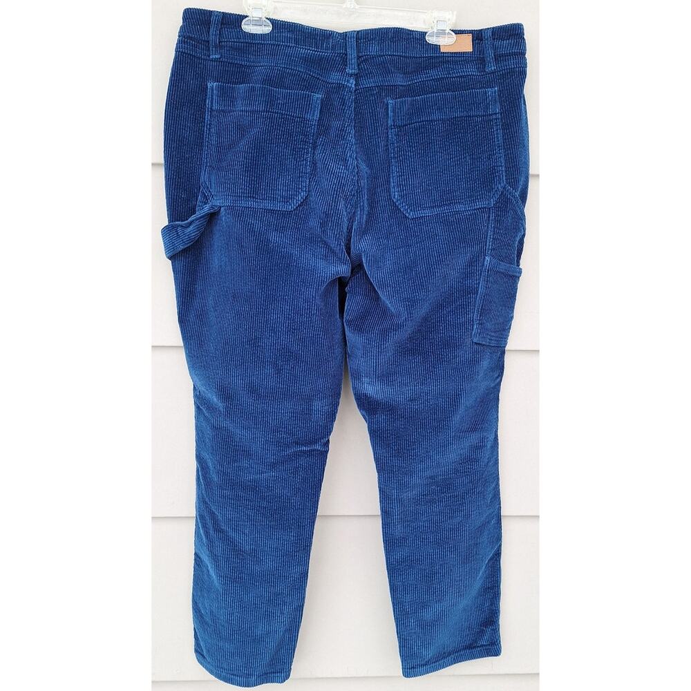 Judy Blue Corduroy Carpenter Slim Fit Pants Blue Size 32 x 26" Cotton Blend = 2X